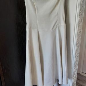 Strapless White Dress